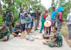 Singkong Rebus, Canda Tawa: Momen Hangat Satgas TMMD dan Warga Sragen
