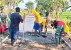 15 Hari Jelang Penutupan, Satgas TMMD Sragen Tancap Gas Tanpo Sambat