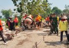 Gotong Royong Membangun Desa Puro: Sambutan Hangat Warga untuk Tim Wasev TMMD