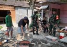 Babinsa Serda Dwi Kawal RTLH TMMD Hingga Tuntas di Sragen