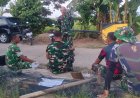 Pasiter Kodim Sragen Tinjau Langsung TMMD, Suntik Semangat Prajurit di Desa Puro