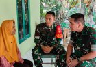 Tangis Haru Ibu Sri Pecah Saat Danrem dan Dansatgas TMMD Datang ke Rumahnya di Desa Puro